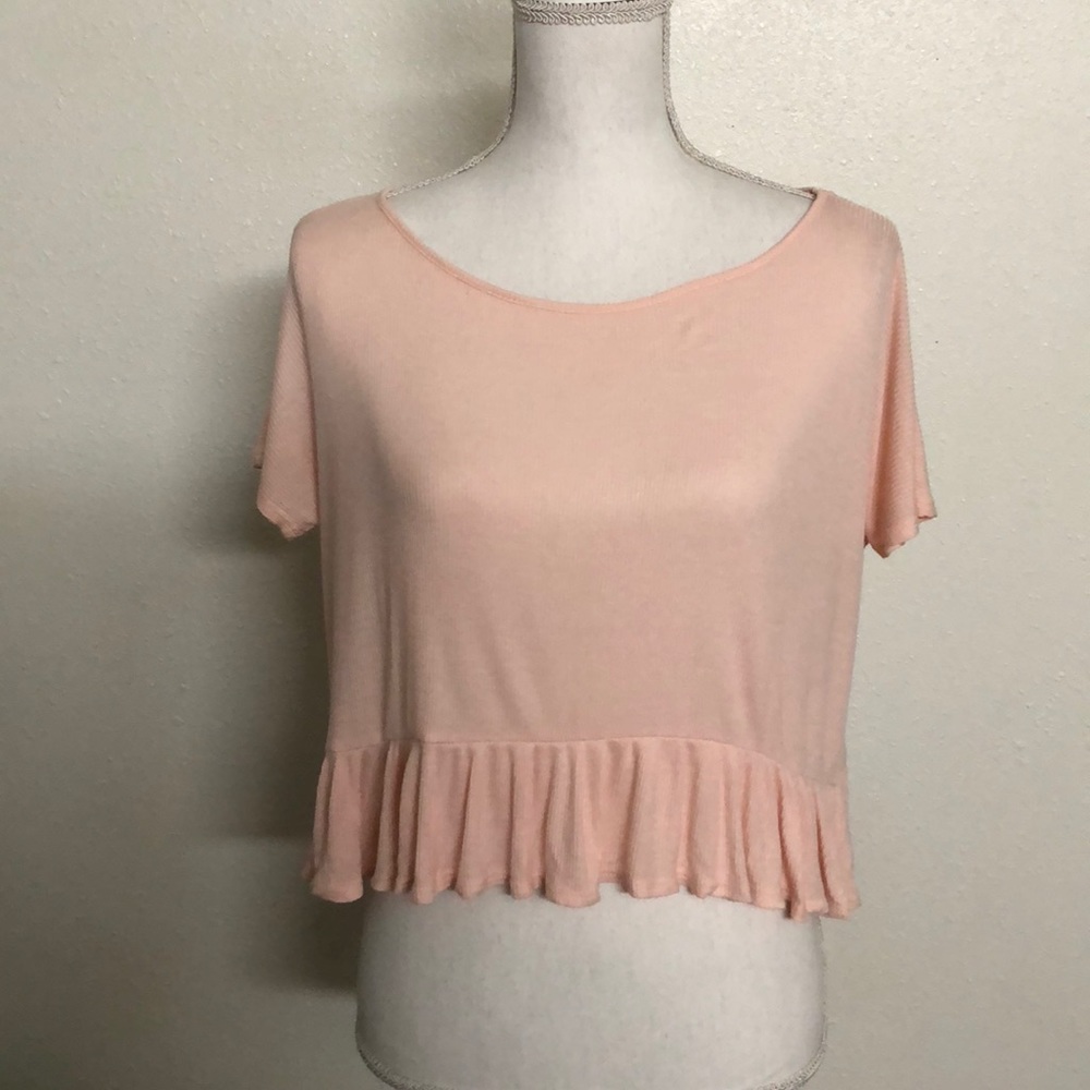 Soft Pink Crop Top